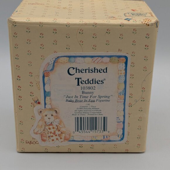 Cherished Teddies Bunny "Just in Time for Spring" (103802) 1994 - Picture 8 of 10